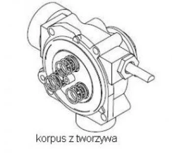 1064 ARMATURA WODNA Z TWORZYWA