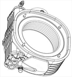 KORPUS WYMIENNIKA CIEPŁA - Z4590040100
