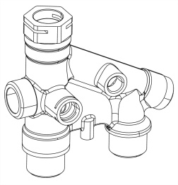 KORPUS ZAWORU TRÓJDROŻNEGO - Z4360320000