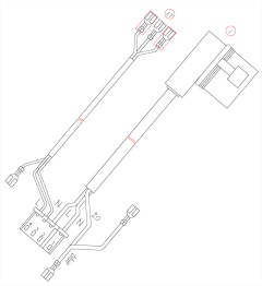 WIĄZKA PRZEWODÓW M4 - Z6500211000