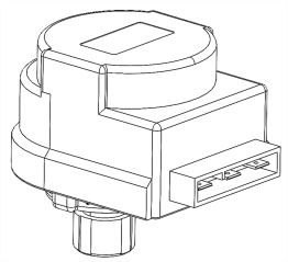SILNIK ZAWORU TRÓJDROŻNEGO - Z6500300500